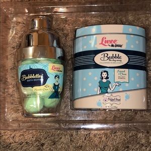 luxe bathbombs and powder bubble bath